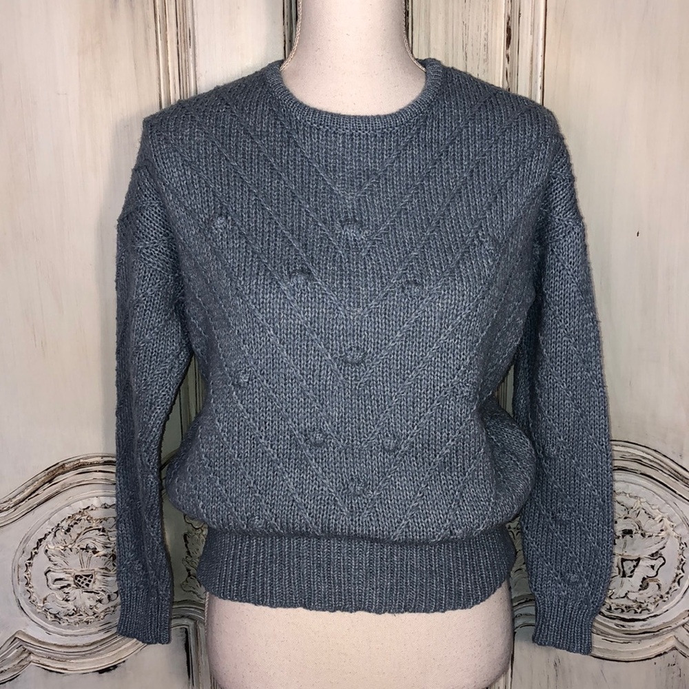 Elodie Girl Crew Neck Drop Shoulder Long Sleeve Popover Sweater Size Large